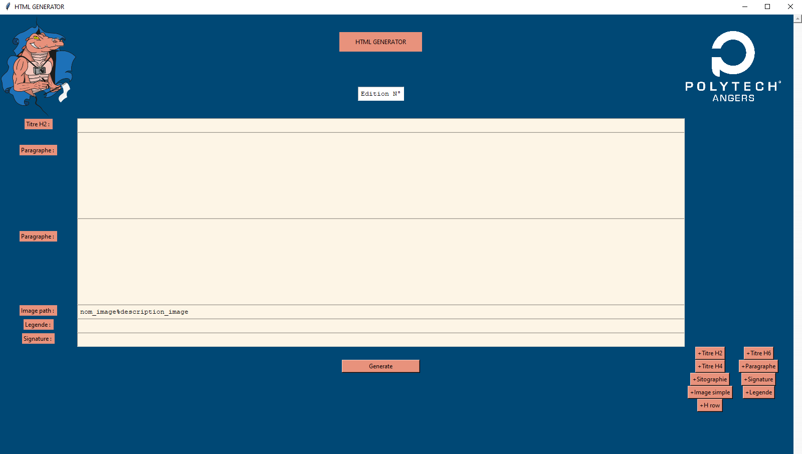 Interface programme